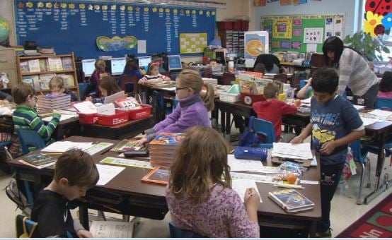 At Norton Elementary School, only 9 percent of students are African American (WDRB News photo)