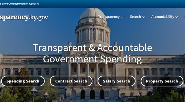 State officials update Kentucky's government transparency website