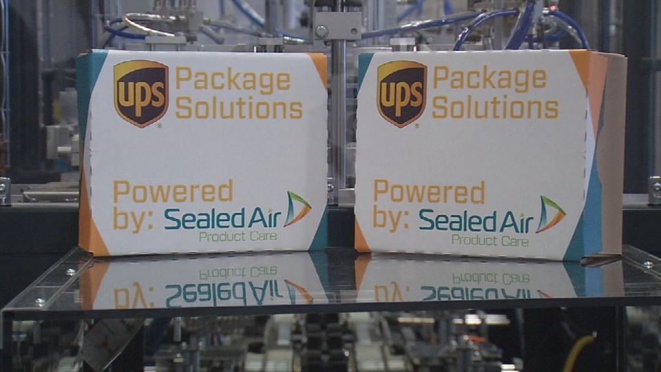 UPS partners with bubble wrap inventor to decrease packaging materials