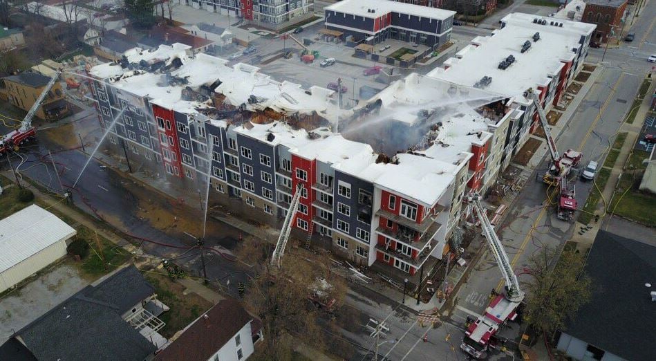 Crews working to rebuild New Albany apartment complex damaged in fire - WDRB 41 Louisville News