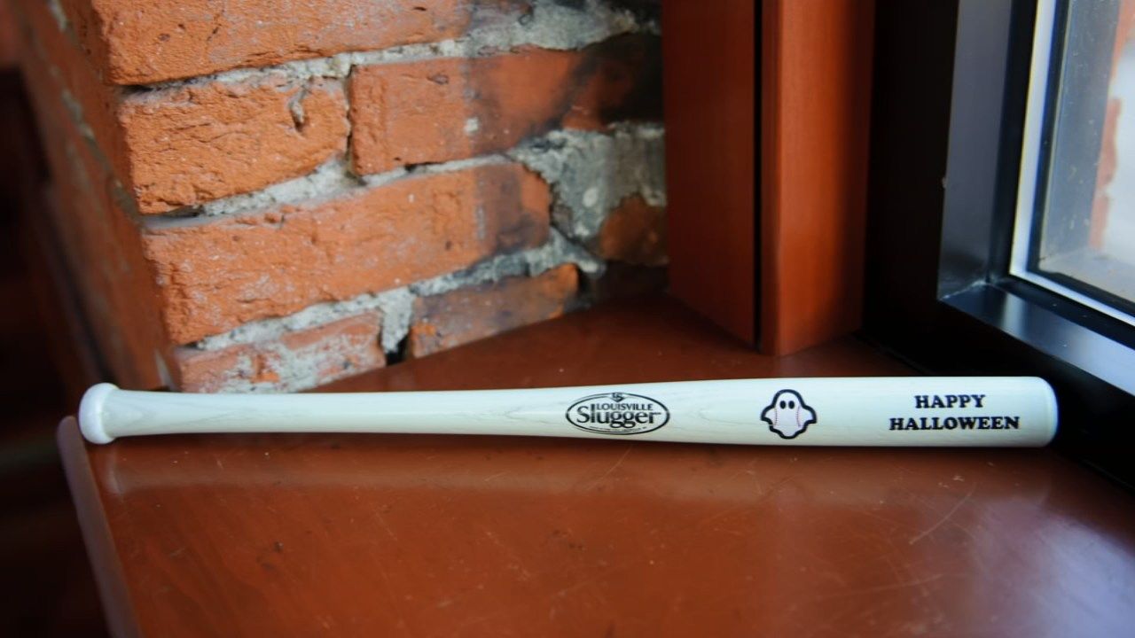 Louisville Slugger offers Halloweenthemed minibats that glow in the