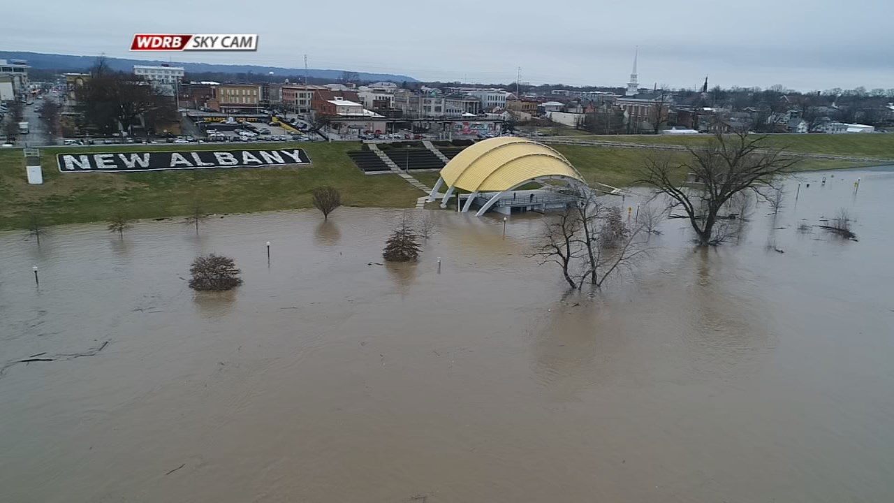 Roads close across southern Indiana as flood waters continue to rise