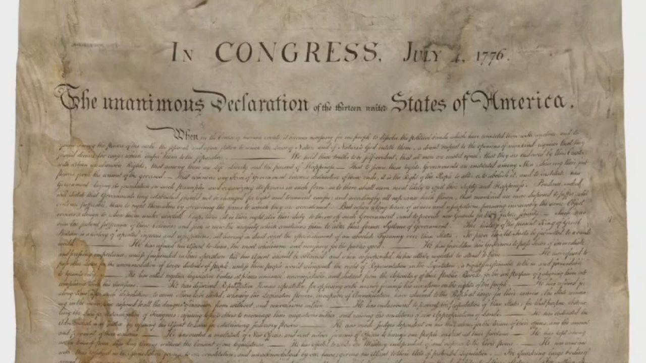 Former Louisville resident sells rare copy of Declaration of Ind - WDRB