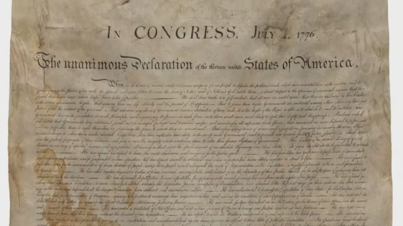 The declaration of independence Former Louisville resident sells rare copy of Declaration of Ind - WDRB