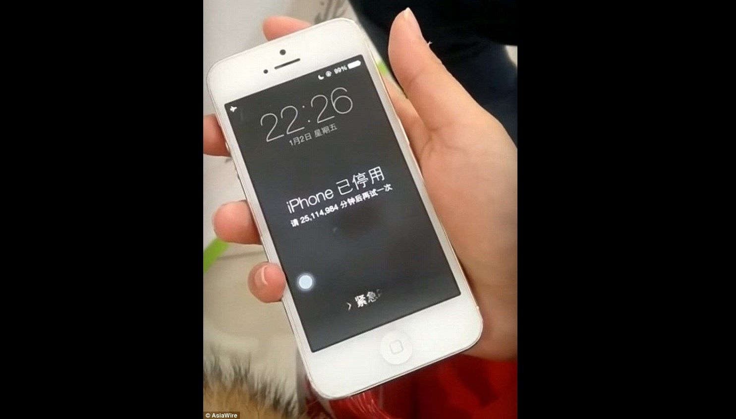 iPhone locked for 48 years after toddler repeatedly enters wrong