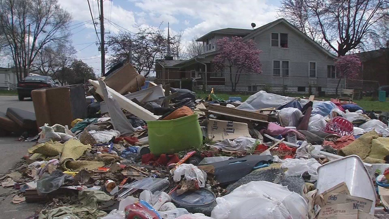 Trash piling up along south Louisville street has a 'dumping