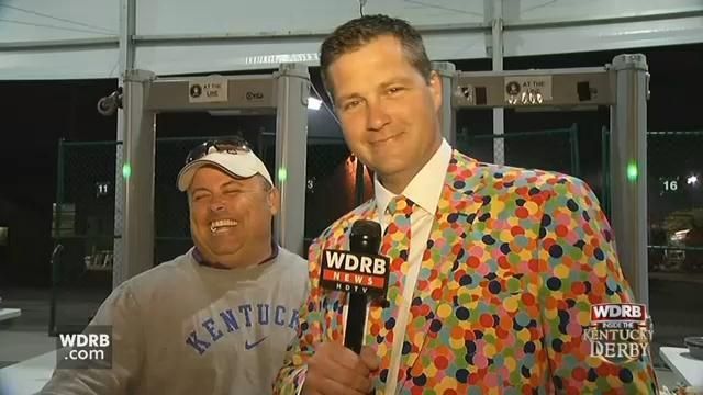 Keith Kaiser was making friends in the infield with the first guy in line well before dawn for Kentucky Derby 144.