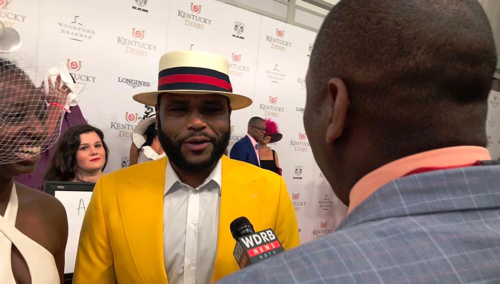 Anthony Anderson of Blackish talked to WDRB's Gilbert Corsey on the red carpet at the 2018 Kentucky Derby.