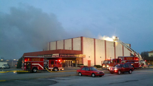 Fire damages former Clarksville movie theatre - WDRB 41 Louisville News
