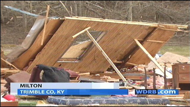 Tornado Damages Fire Station Homes In Milton Ky Wdrb 41 Louisville News