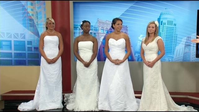 Breast cancer wedding dresses