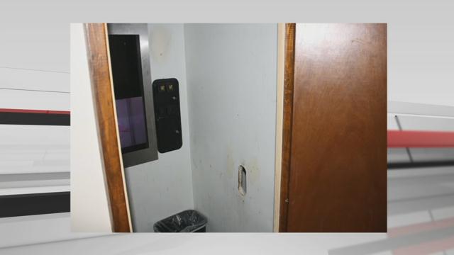 During a raid at TheatairX in Clarksville, Det. Nathan Walls said police found several so called "fantasy booths" with holes drilled in the walls.