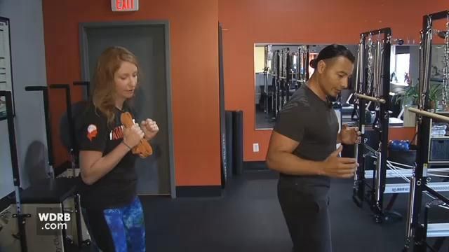 resistance band boxing workout