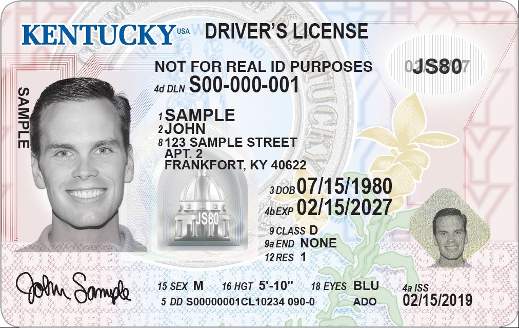 Gray photos, state symbols coming to new Kentucky driver's licenses ...