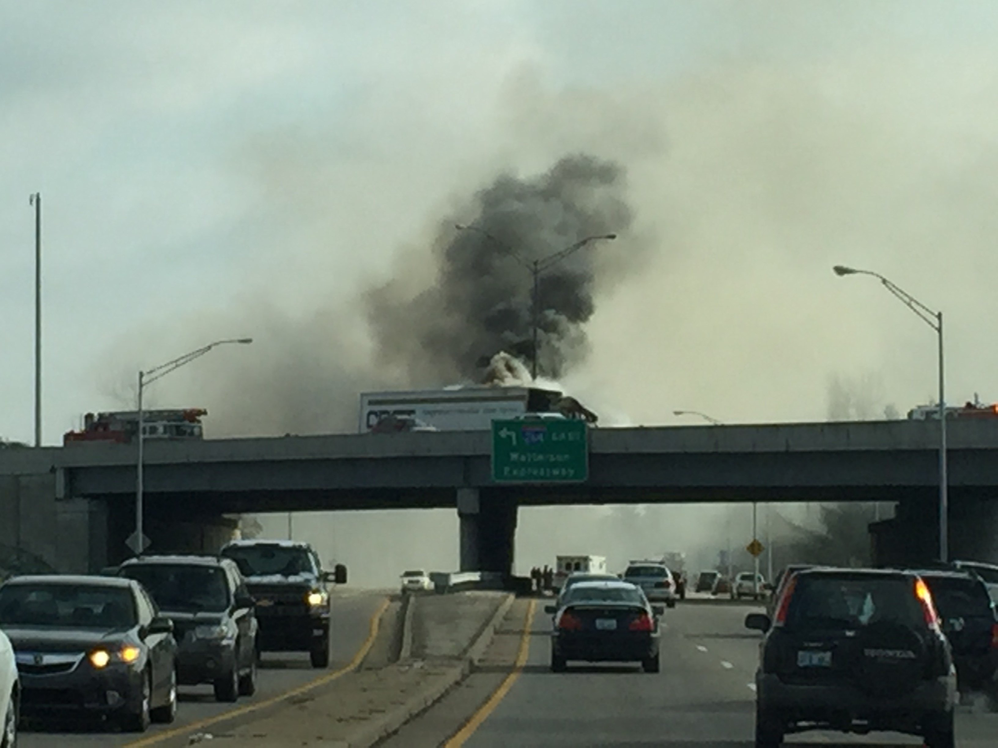 Watterson Expressway reopen after truck fire - WDRB 41 Louisville News